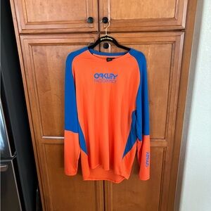 Oakley Factory Pilot MTB Ls Jersey Scarlet Ibis Long Sleeve XL